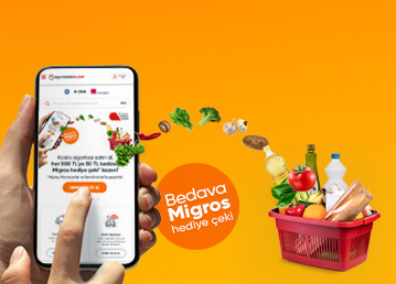Sigortanı sigortaladım.com’dan al, Migros hediye çeki ile bedava alışverişin keyfini çıkar!