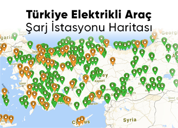 Türkiye'de İllere Göre Elektrikli Araç Şarj İstasyonları Listesi